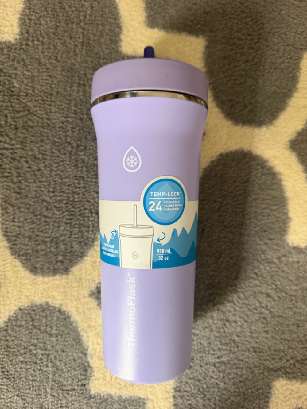 ThermoFlask Lavender 32 oz Temp-Lock Tumbler